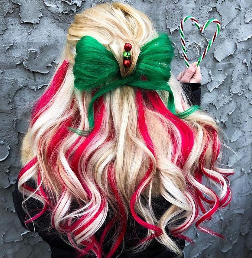 Christmas Hair Color & Hairstyle Ideas For Festive Locks